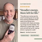 Seedelia testimonial graphic attributed to Steve S.
